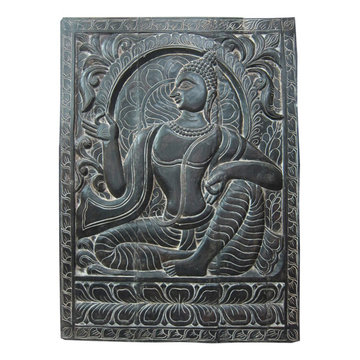 Yoga Room Decor Indian Carving