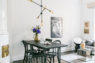 Inspiration for a medium sized scandinavian dining room in Stockholm.