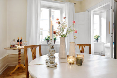 Photo of a traditional dining room in Stockholm.