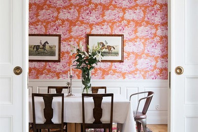 Photo of a traditional dining room in Stockholm.