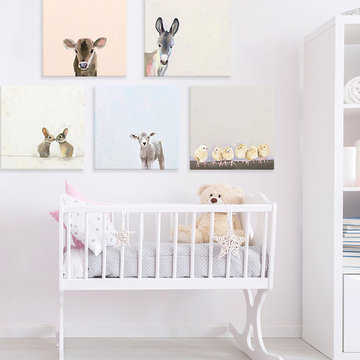 Animal Wall Art for Baby Nursery