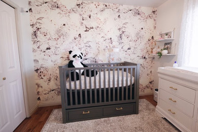 Inspiration for an eclectic nursery remodel in Other