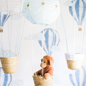 Baby Boy's Nursery Interior