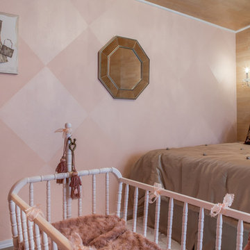 Baby Nursery and Mom's Retreat - Modern Vintage Hollywood Style