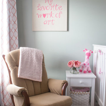 Baby Pink and Mint Green Girl's Nursery
