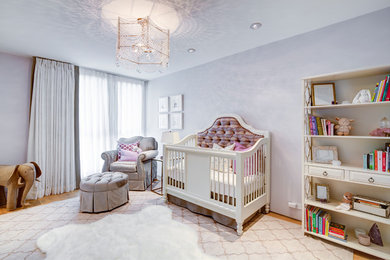 Example of a classic nursery design in Los Angeles