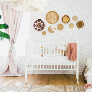 Bohemian Farmhouse Girl's Nursery
