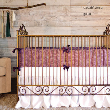 Casablanca Gold: rustic luxe nursery