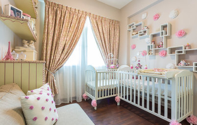 Room Tour: A Pretty-in-Pink Nursery for Twin Girls