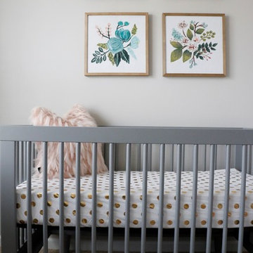 Chic + Modern Baby Girl Nursery