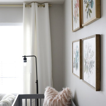 Chic + Modern Baby Girl Nursery