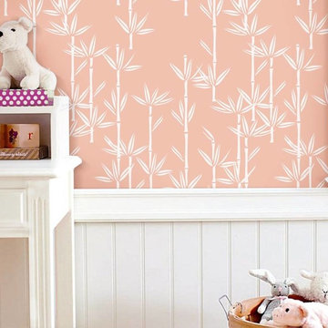 Children's bedrooms with wallpaper