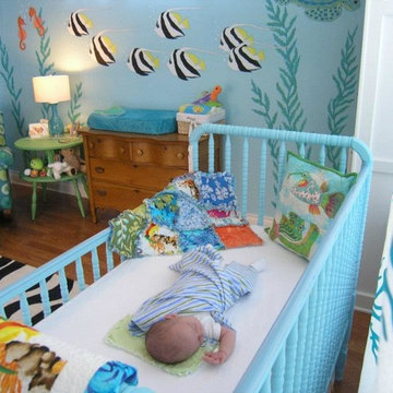 Colorful Yet Tranquil Space for Sleeping Baby