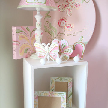 Custom Decorative Painting. Baby Room Nursery.