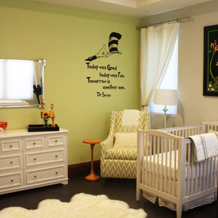 green and yellow nursery ideas