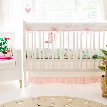 Flamingo Crib Bedding