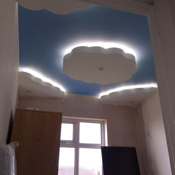 Floating clouds ceiling