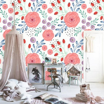 Floral Wallpaper For Nursery