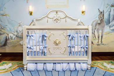 Example of a mid-sized nursery design in New York