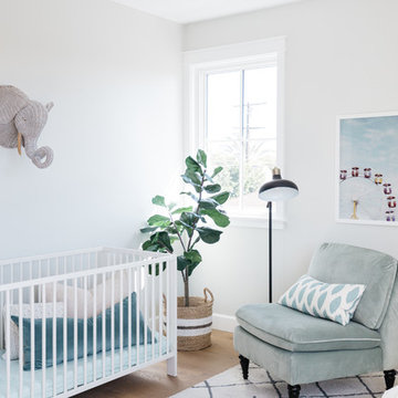 Gender-Neutral Nursery in Soft Green