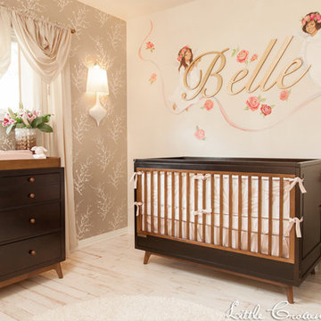 Ivory and Pink Girl's Nursery