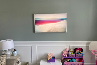 Kids playroom with The Frame TV