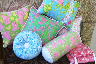 Lily Pulitzer Girls Dresses made into Pillows