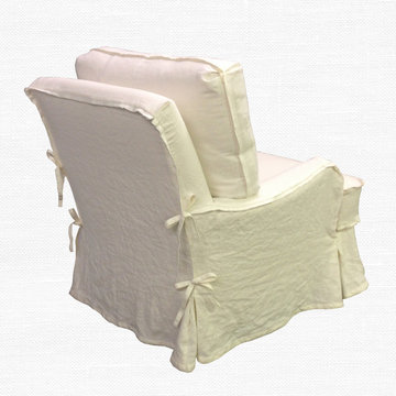 Linen Slipcover with Ties, perfect for Nursery