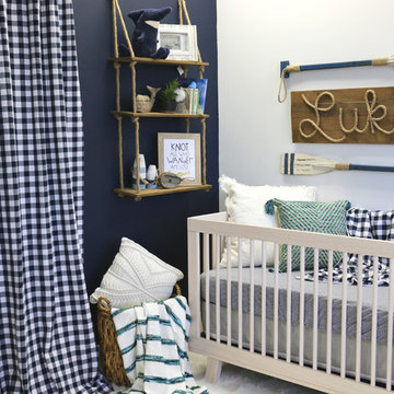 Luke's Navy Nautical Nursery