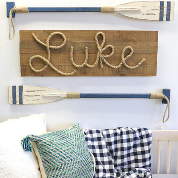 Luke's Rope Nursery Sign