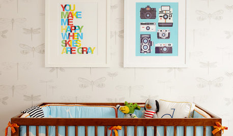9 papiers peints à motifs égayent les chambres de bébé