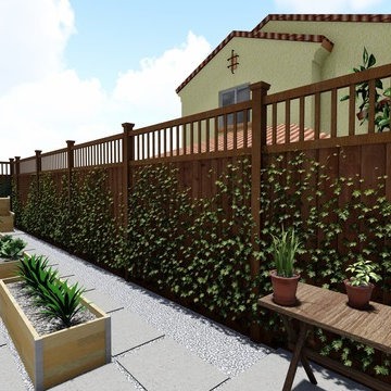 Modern Clean Line Garden in San Jose