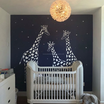 Modern Giraffe Nursery