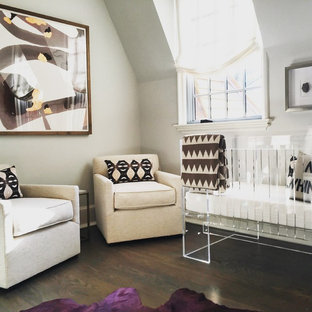 Mid-sized minimalist gender-neutral nursery photo in Birmingham
