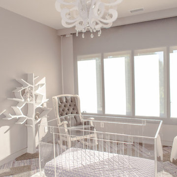 Modern Purple Nursery