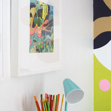 My Houzz: Bright and Playful Colors in a Kentucky Family Home