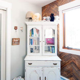 Inspiration for a country nursery remodel in Boston