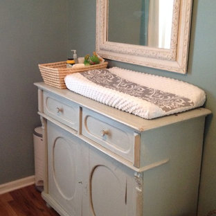 mirrored changing table