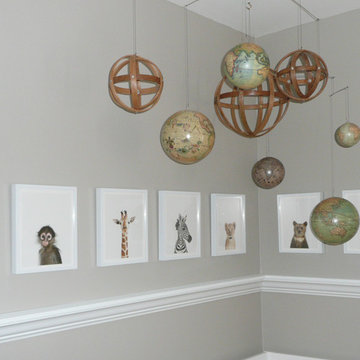 NURSERY, Travel theme, Modern, Eclectic, Pittsford, NY