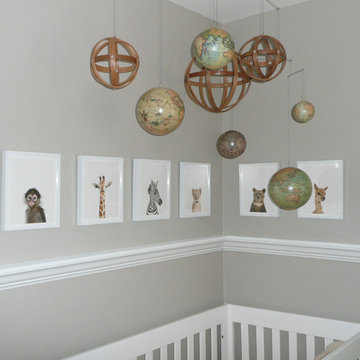 NURSERY, Travel theme, Modern, Eclectic, Pittsford, NY