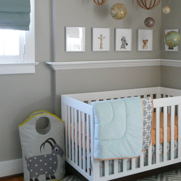 NURSERY, Travel theme, Modern, Eclectic, Pittsford, NY