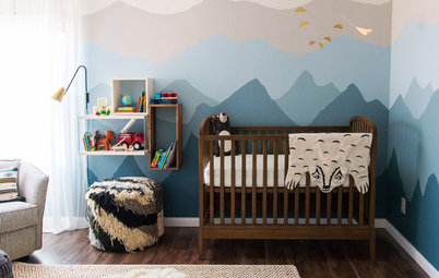 Room of the Day: An Ombré Nursery Inspired by a Cold-Weather ‘Babymoon’
