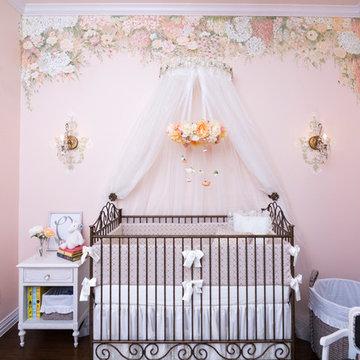 Peachy Roses Baby Room