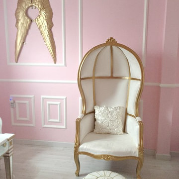 Pink and Gold Classic Parisian Nursery