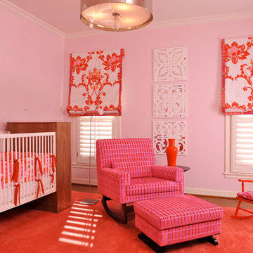 Pink and Red Girl's Nursery