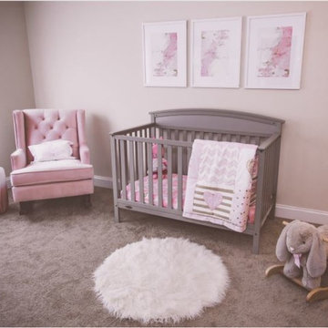 Pretty In Pink Nursery with Parisian Flair