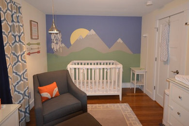 Example of a transitional nursery design in Seattle