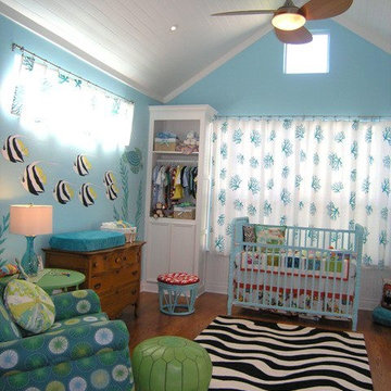 Room Addition to Master Bedroom Creates Tropical Theme Nursery