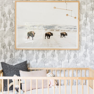 Scandinavian Living Room & Nursery