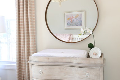 Inspiration for a contemporary nursery remodel in Charleston